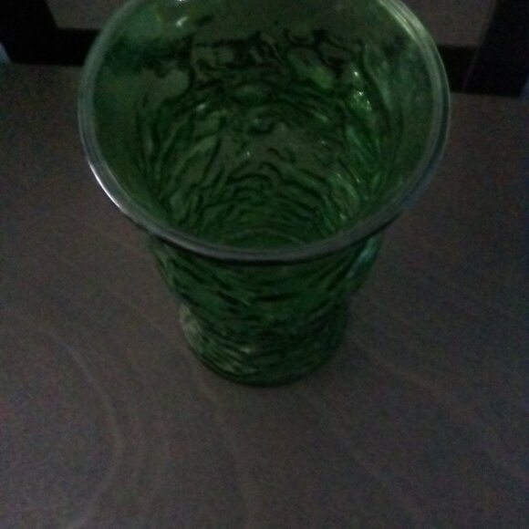 Vintage Depression Glass Vase - Picture 2 of 2